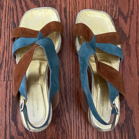 dries van noten platform sandals